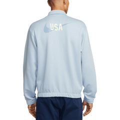 Nike - USMNT Club Fleece Harrington Full-Zip Jacket - Light Blue