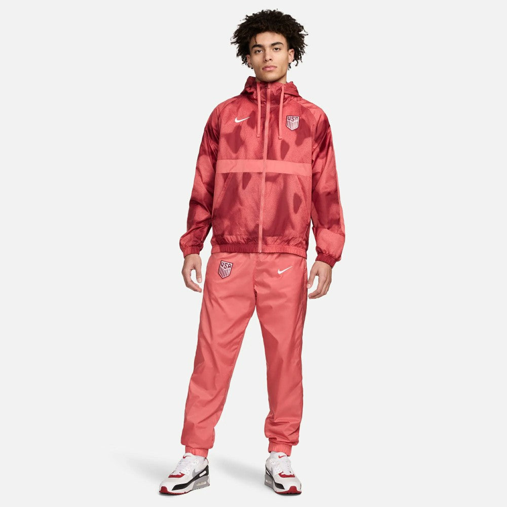 Nike - USMNT 2024 Raglan Full-Zip Hoodie Track Suit - Pink