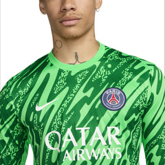 Nike - Paris Saint-Germain 2024/25 Goalkeeper Replica Stadium Long Sleeve Jersey - Green