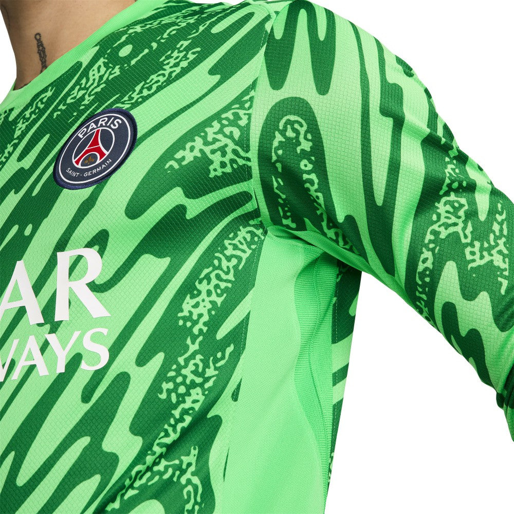 Nike - Paris Saint-Germain 2024/25 Goalkeeper Replica Stadium Long Sleeve Jersey - Green