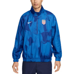 Nike - USMNT Windrunner Anorak Half-Zip Jacket - Royal