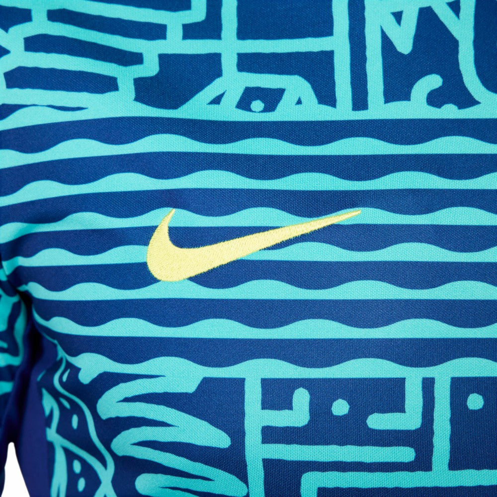 Nike - Brazil National Team 2024 Academy Pro Pre-Match Top - Blue