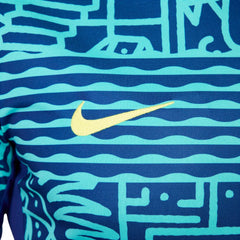 Nike - Brazil National Team 2024 Academy Pro Pre-Match Top - Blue