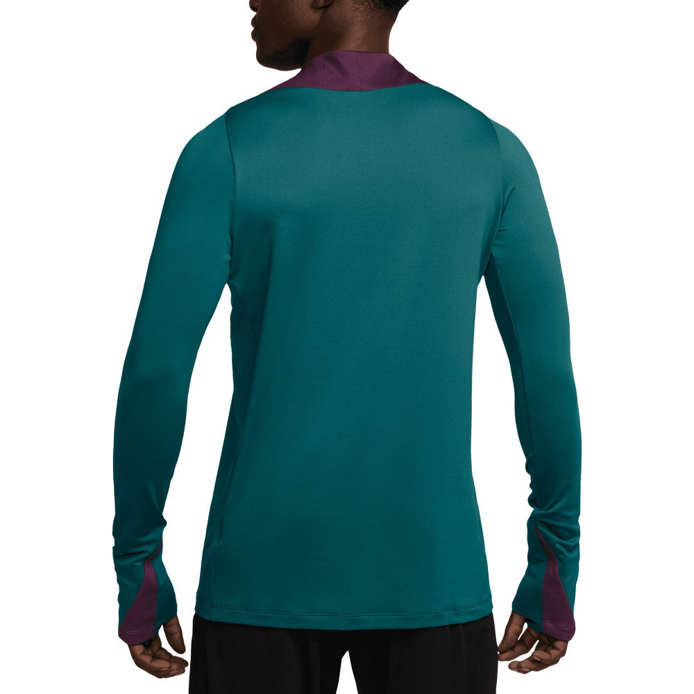 Nike - Paris Saint-Germain 2024/25 Strike Drill Performance Quarter-Zip Long Sleeve Top - Teal