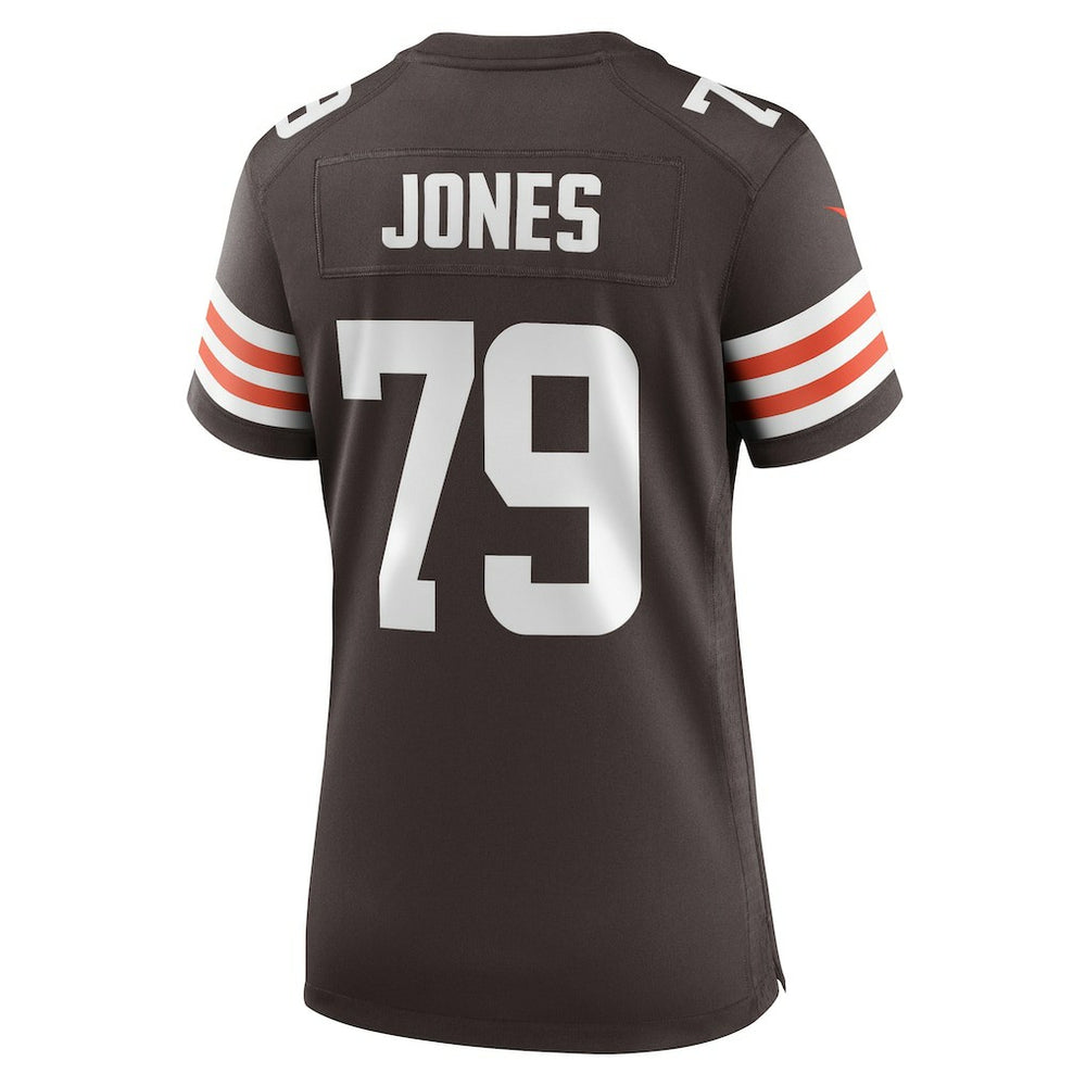 Dawand Jones Cleveland Browns Women's Team Game Jersey - Brown - Nike