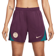 Nike - Paris Saint-Germain Women's 2024/25 Strike Performance Shorts - Burgundy