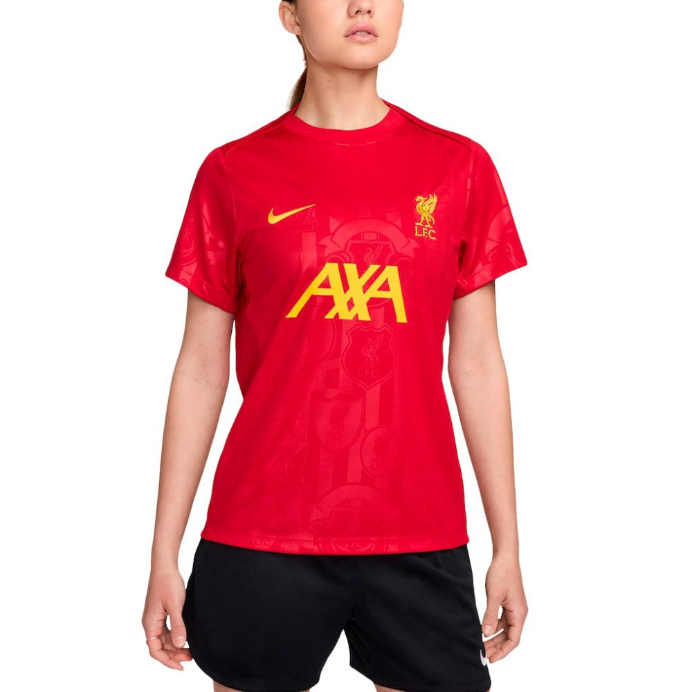 Nike - Liverpool Women's 2024/25 Academy Pro Pre-Match Top - Red