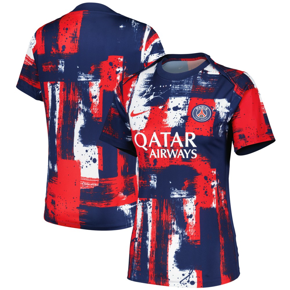 Nike - Paris Saint-Germain Women's 2024/25 Home Academy Pro Pre-Match Top - Navy