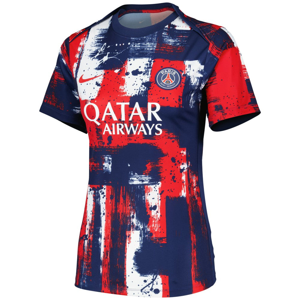 Nike - Paris Saint-Germain Women's 2024/25 Home Academy Pro Pre-Match Top - Navy