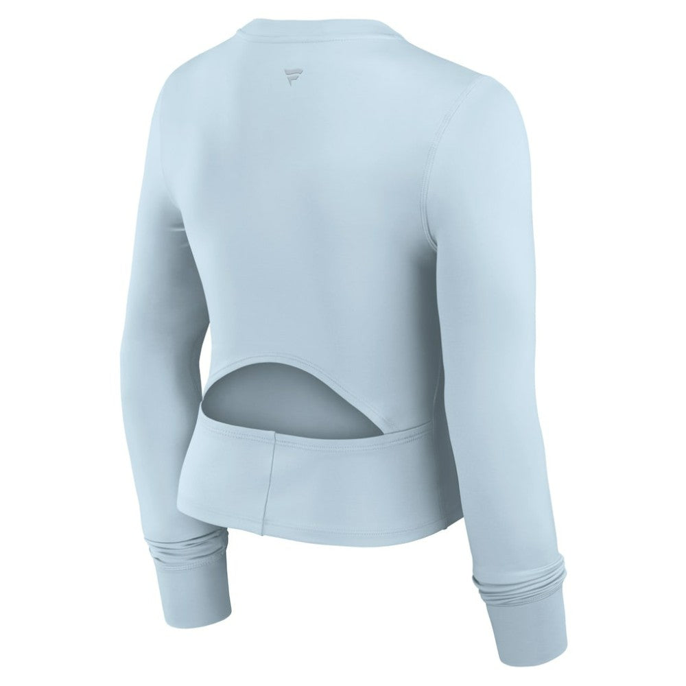 Chicago Cubs Fanatics Women's Studio Fitted Long Sleeve Gym Top  Discount