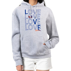 New York Islanders G-III 4Her by Carl Banks Women's Hockey Love Fleece Pullover Hoodie - Gray | NHL sale