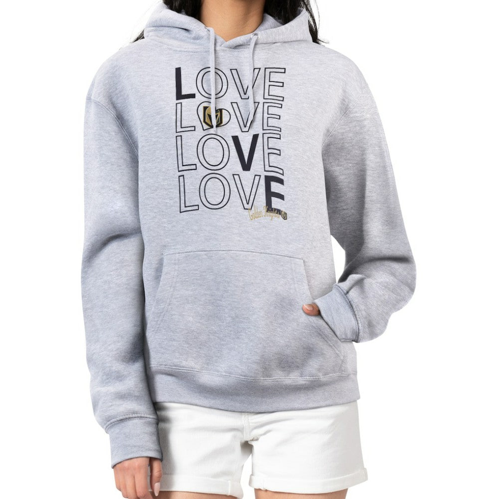 Vegas Golden Knights G-III 4Her by Carl Banks Women's Hockey Love Fleece Pullover Hoodie - Gray | NHL online