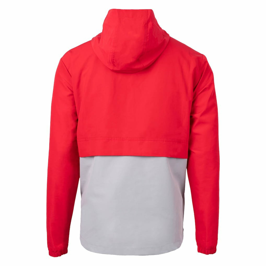 Buffalo Bills Cutter & Buck Charter Eco Recycled Anorak Half-Zip Jacket - Red - NFL
