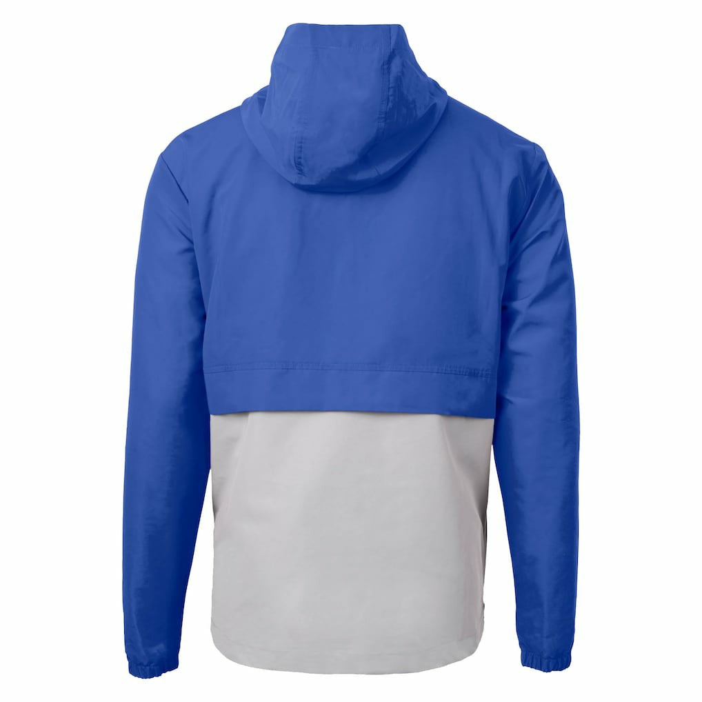 Buffalo Bills Cutter & Buck Charter Eco Recycled Anorak Half-Zip Jacket - Blue - NFL