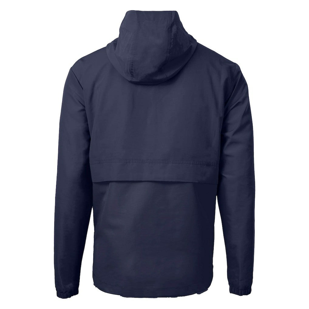 Miami Dolphins Cutter & Buck Charter Eco Recycled Anorak Half-Zip Jacket - Blue - NFL