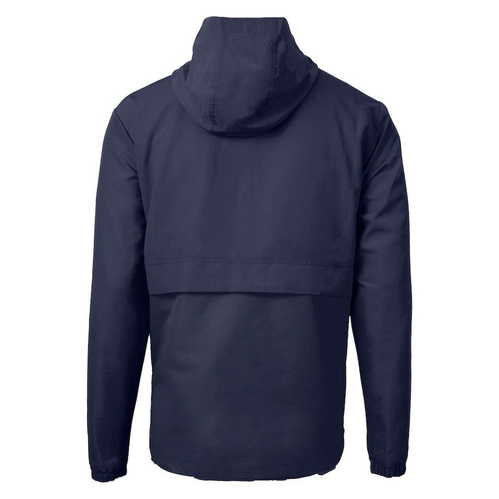 New England Patriots Cutter & Buck Charter Eco Recycled Anorak Half-Zip Jacket - Blue - NFL
