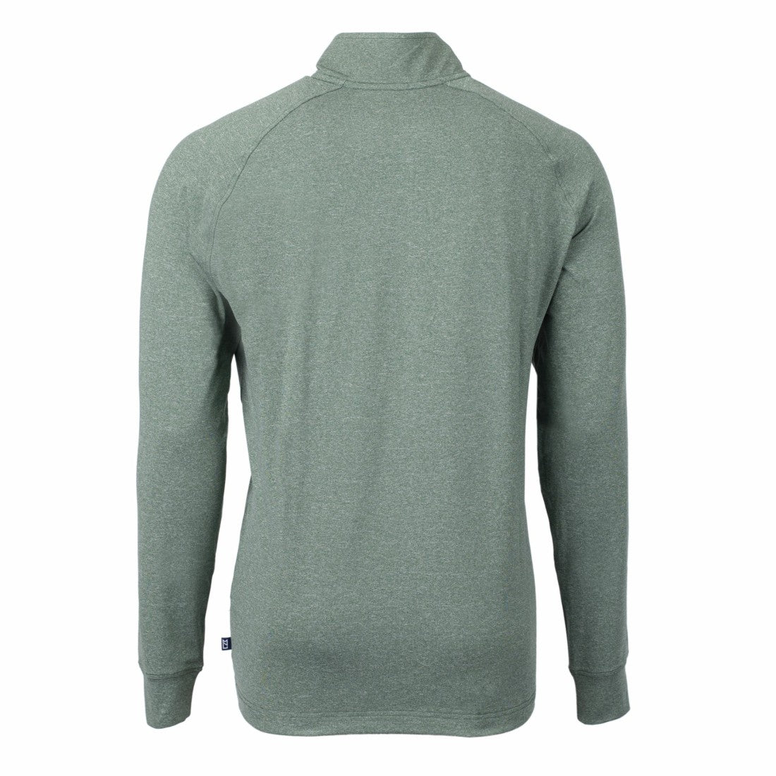Green Bay Packers Cutter & Buck Adapt Eco Knit Quarter-Zip Pullover Top - Heather Green - NFL