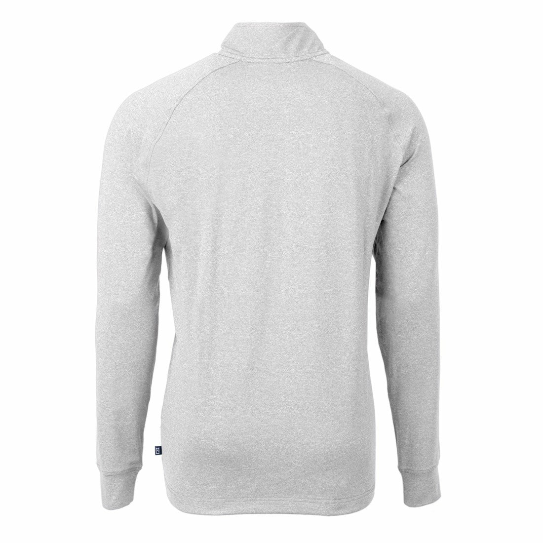Houston Texans Cutter & Buck Adapt Eco Knit Quarter-Zip Pullover Top - Heather Gray - NFL