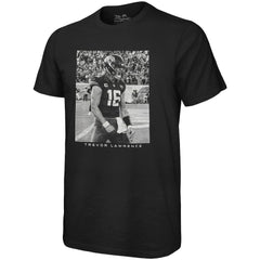 Trevor Lawrence Jacksonville Jaguars Majestic Threads Oversized Player Image T-Shirt - Black - NFL