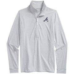 Atlanta Braves Vineyard Vines Women's Microstripe Sankaty Half-Zip Top Near Me