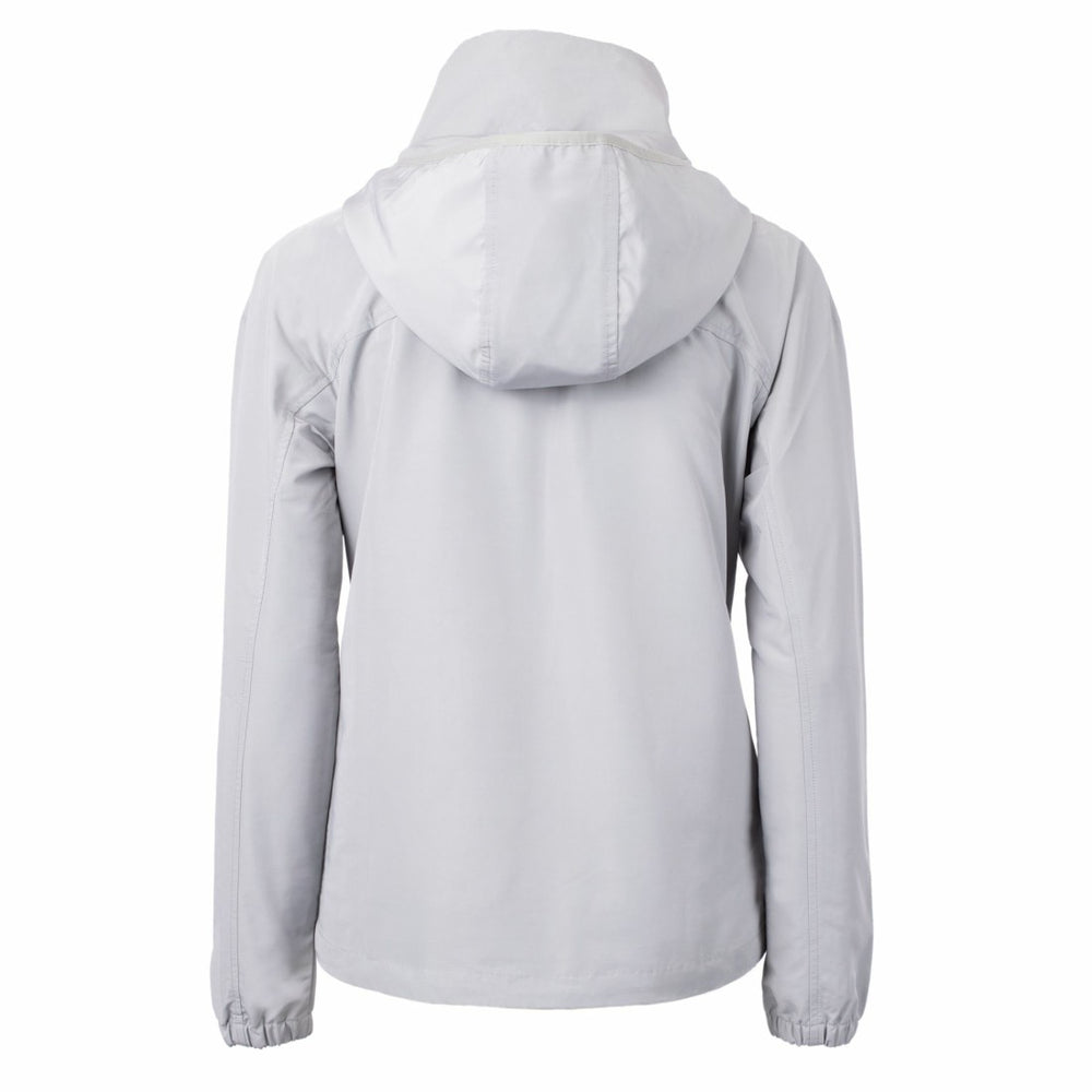 Detroit Lions Cutter & Buck Women's Charter Eco Recycled Full-Zip Jacket - Gray - NFL