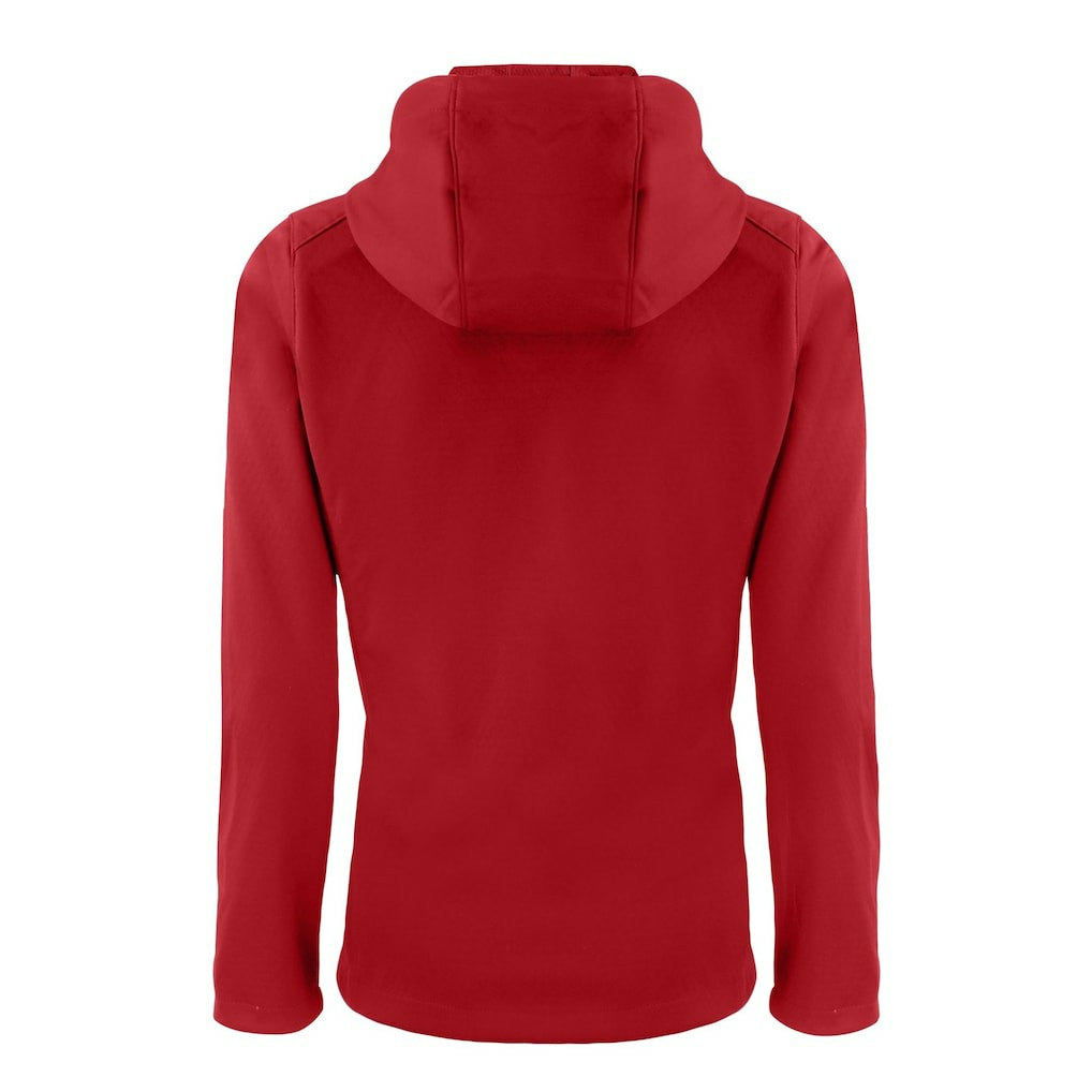 Atlanta Falcons Cutter & Buck Women's Evoke Eco Softshell Recycled Full-Zip Hooded Jacket - Red - NFL