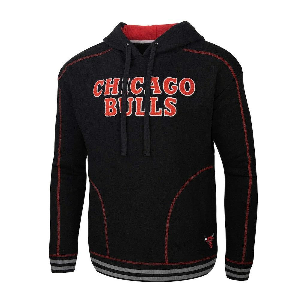 Chicago Bulls Stadium Essentials Baseline Pullover Hoodie Black
