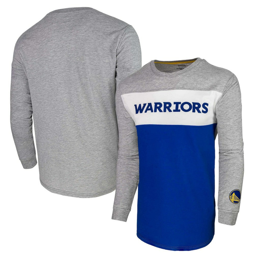 Golden State Warriors Unisex Loge Long Sleeve T-Shirt Heather Gray