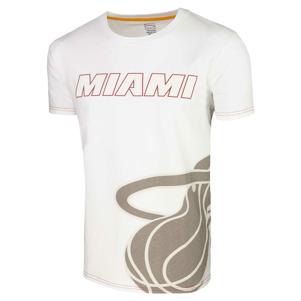 Miami Heat Stadium Essentials Unisex Scoreboard T-Shirt White