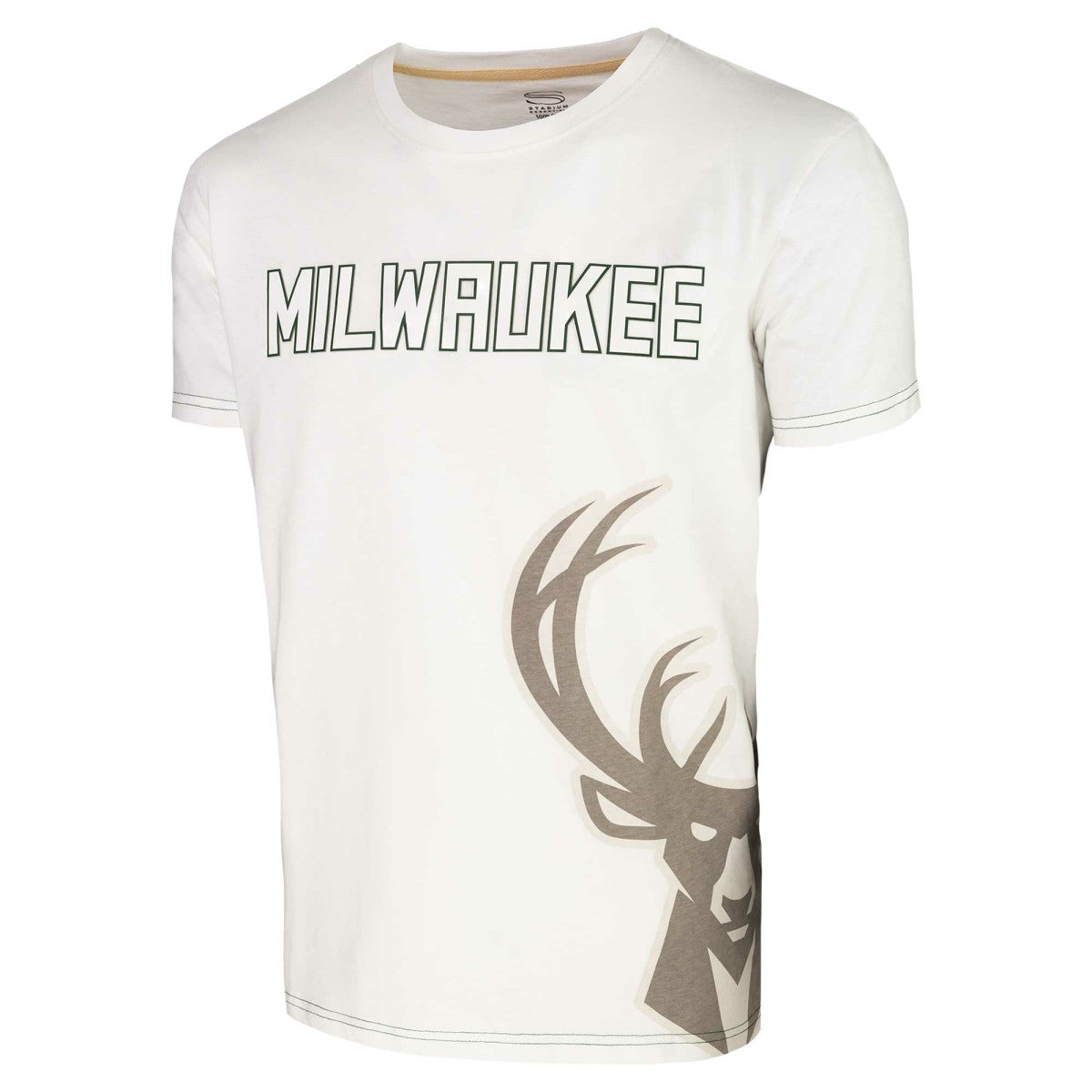 Milwaukee Bucks Stadium Essentials Unisex Scoreboard T-Shirt White