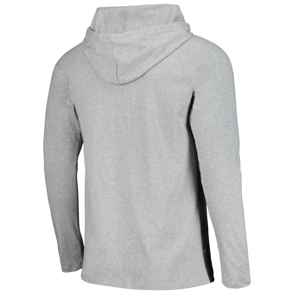 San Antonio Spurs Stadium Essentials Atrium Raglan Long Sleeve Hoodie T-Shirt Heather Gray