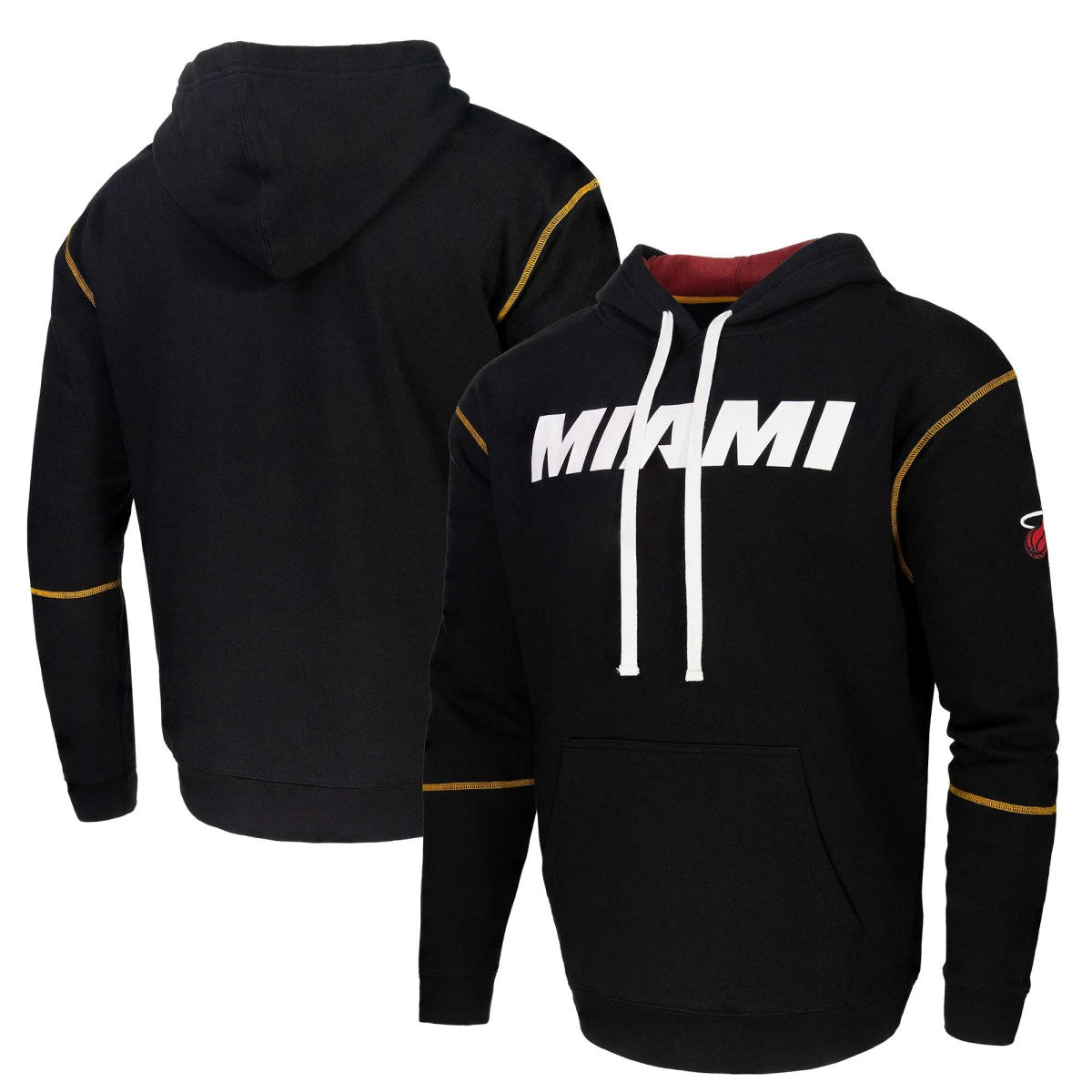 Miami Heat Stadium Essentials Monument Pullover Hoodie Black
