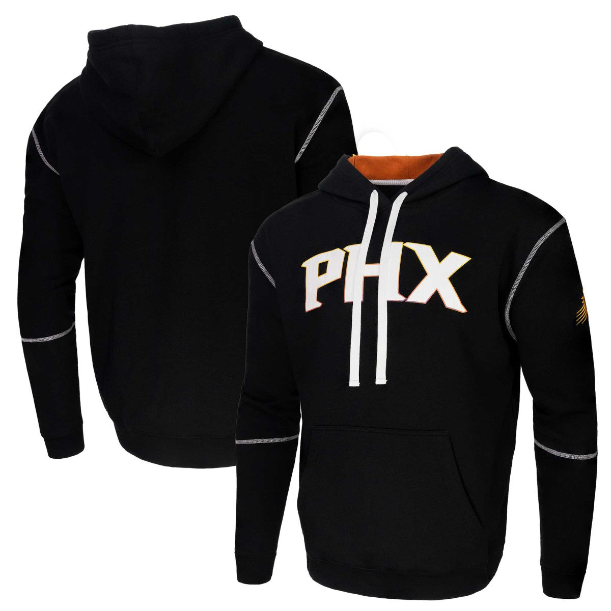 Phoenix Suns Stadium Essentials Monument Pullover Hoodie Black