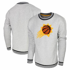 Phoenix Suns Stadium Essentials Club Level Pullover Sweatshirt Heather Gray