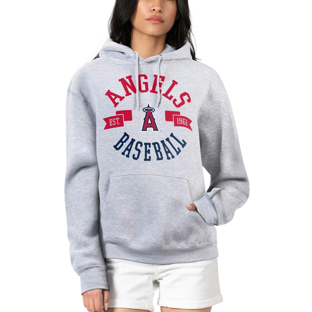 Los Angeles Angels G-III 4Her by Carl Banks Women's City Graphic Pullover Hoodie Sale
