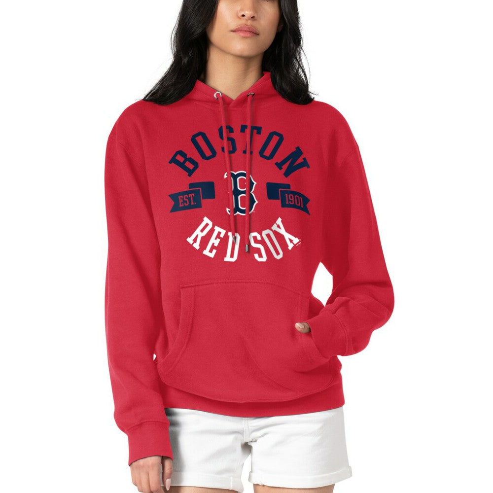 Boston Red Sox G-III 4Her by Carl Banks Women's City Graphic Pullover Hoodie Online