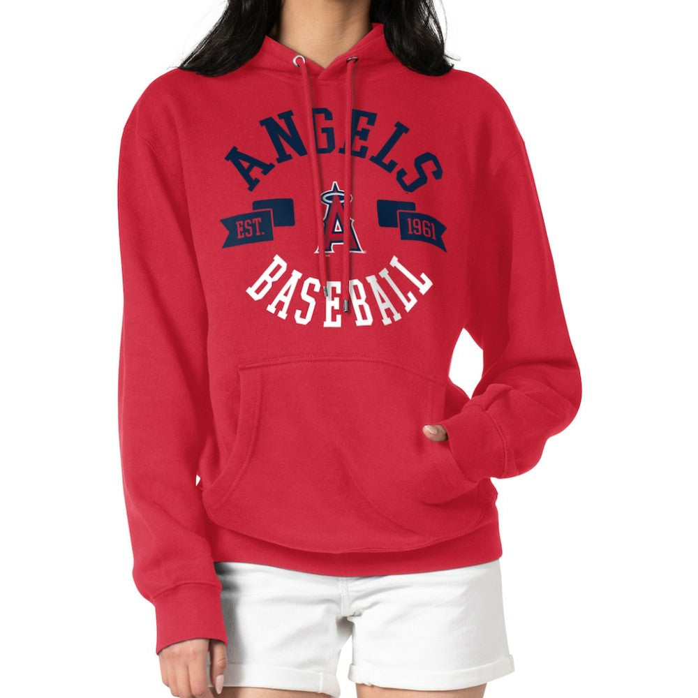 Los Angeles Angels G-III 4Her by Carl Banks Women's City Graphic Pullover Hoodie Discount