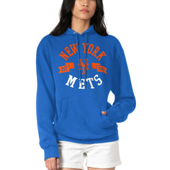 New York Mets G-III 4Her by Carl Banks Women's City Graphic Pullover Hoodie Online