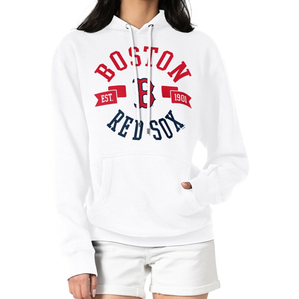 Boston Red Sox G-III 4Her by Carl Banks Women's City Graphic Pullover Hoodie Outlet