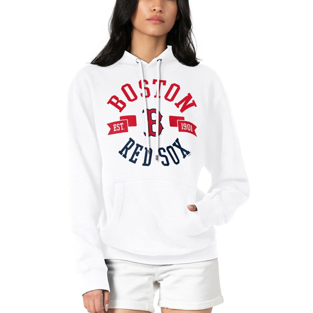 Boston Red Sox G-III 4Her by Carl Banks Women's City Graphic Pullover Hoodie Outlet