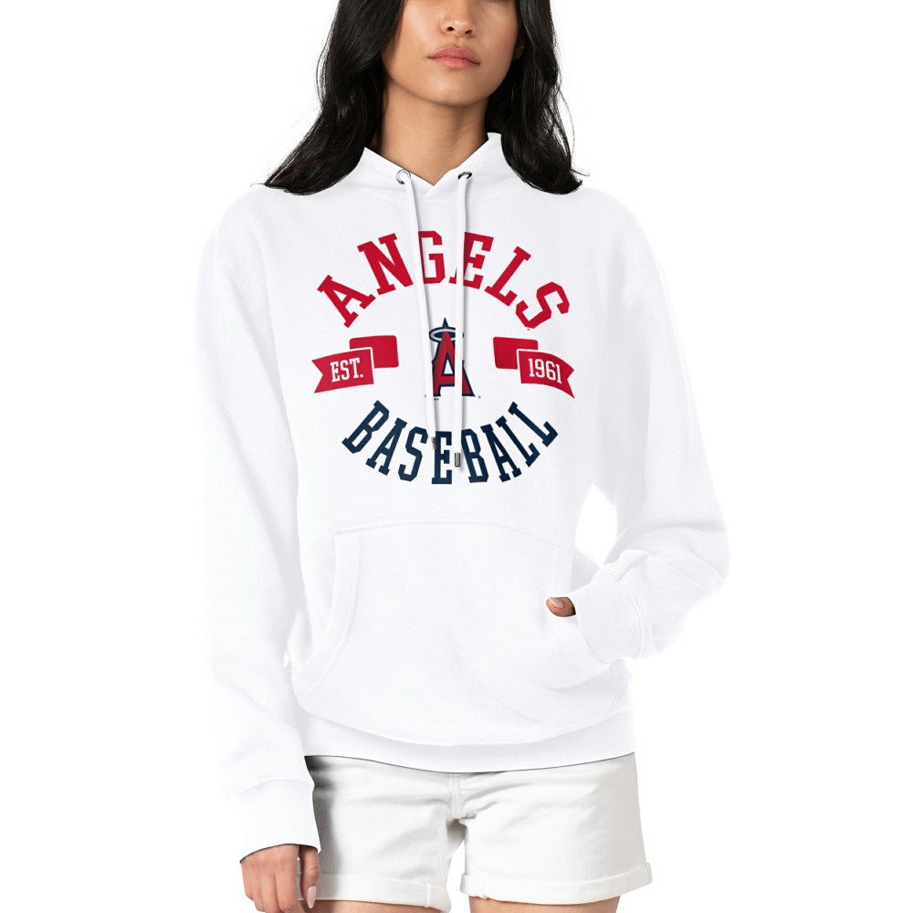 Los Angeles Angels G-III 4Her by Carl Banks Women's City Graphic Pullover Hoodie Discount
