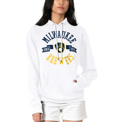 Milwaukee Brewers G-III 4Her by Carl Banks Women's City Graphic Pullover Hoodie Sale