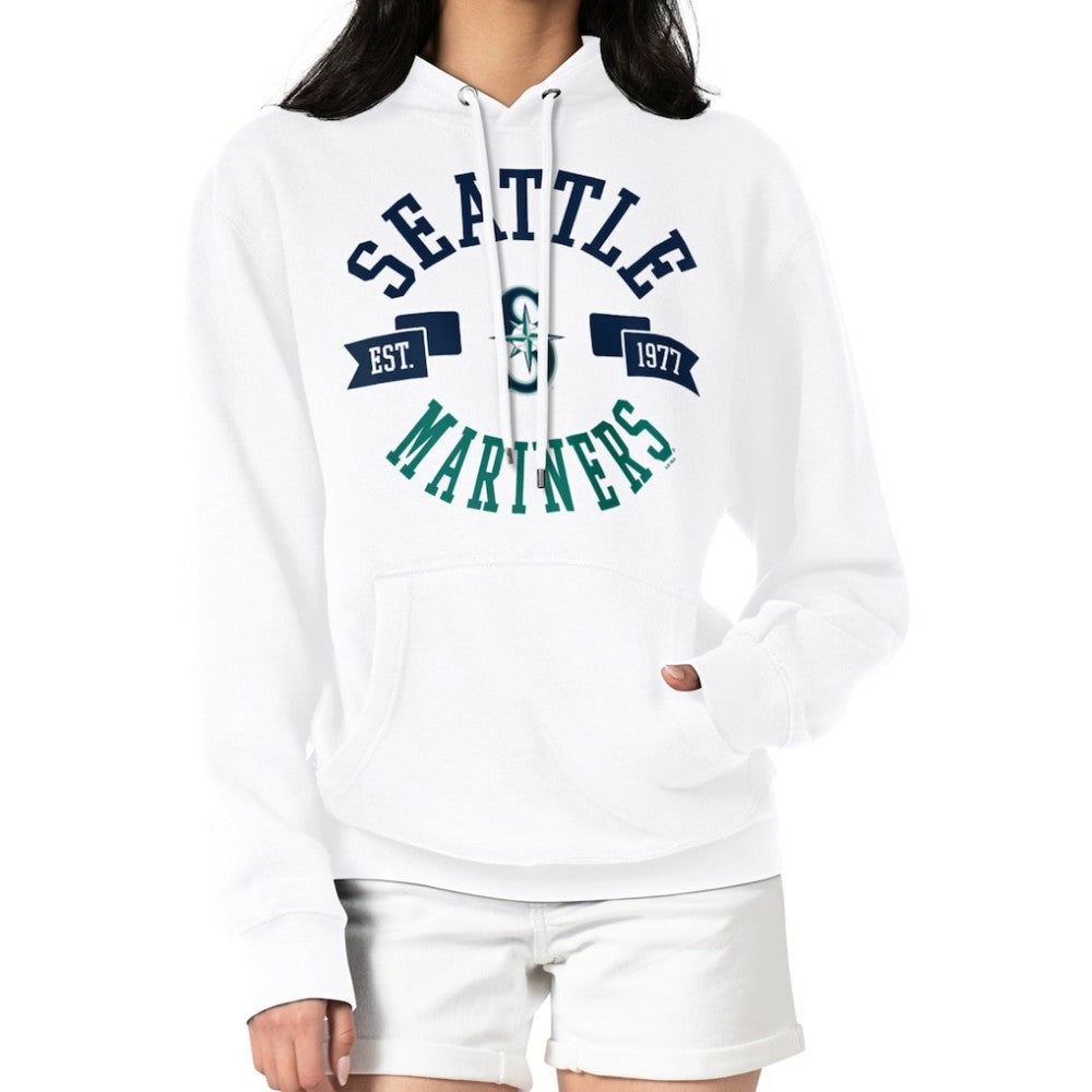 Seattle Mariners G-III 4Her by Carl Banks Women's City Graphic Pullover Hoodie Discount
