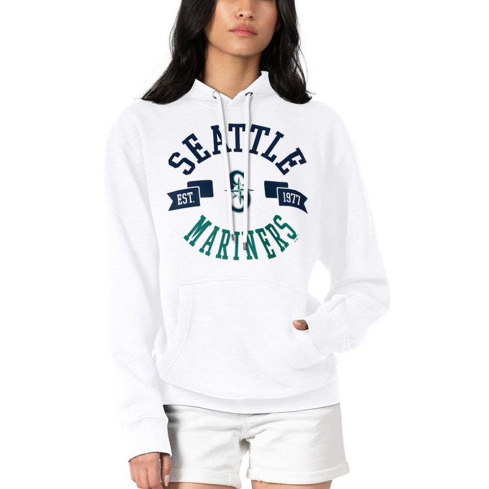 Seattle Mariners G-III 4Her by Carl Banks Women's City Graphic Pullover Hoodie Discount