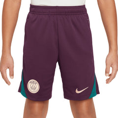 Nike - Paris Saint-Germain Youth 2024/25 Strike Performance Shorts - Burgundy