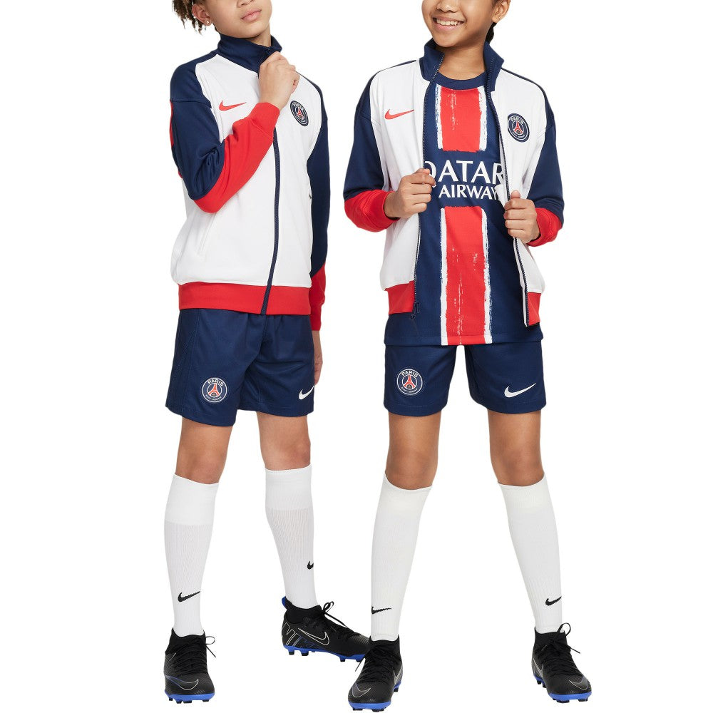Nike - Paris Saint-Germain Youth 2024/25 Home Stadium Shorts - Navy