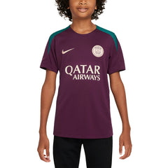 Nike - Paris Saint-Germain Youth 2024/25 Strike Training Performance Top - Burgundy