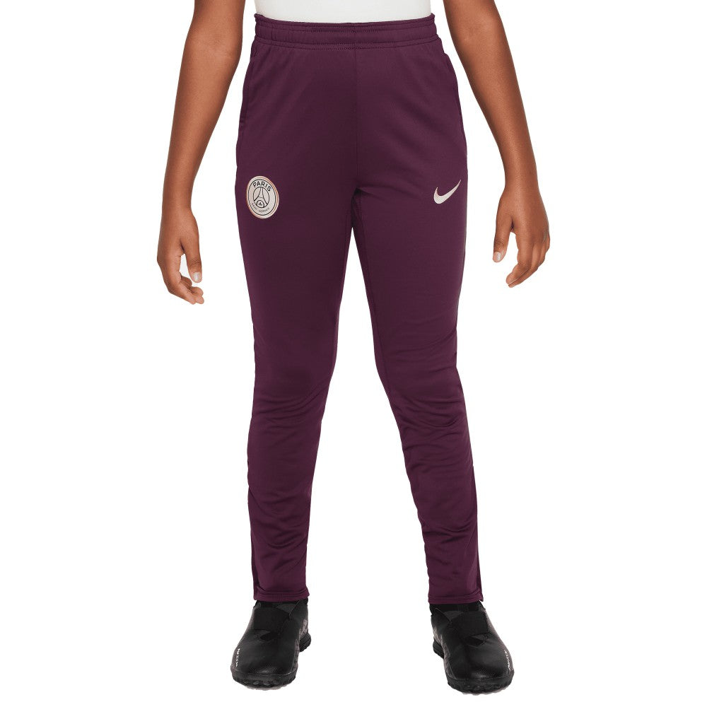 Nike - Paris Saint-Germain Youth 2024/25 Strike Training Pants - Burgundy