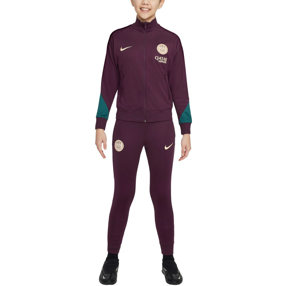 Nike - Paris Saint-Germain Youth 2024/25 Strike Performance Track Suit - Burgundy