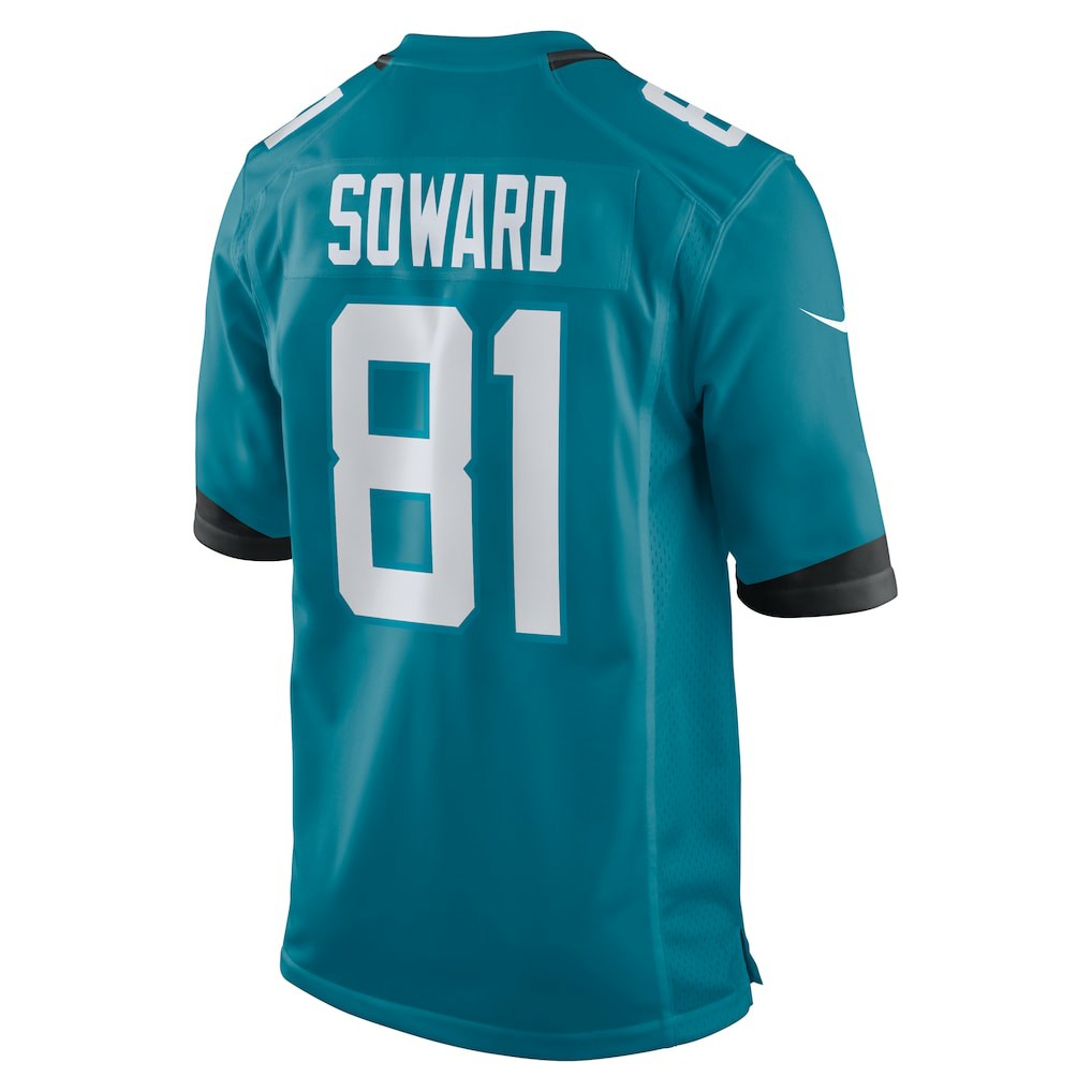 R. Jay Soward Jacksonville Jaguars Retired Player Team Game Jersey - Teal - Nike